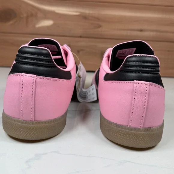 Adidas Samba Messi Football Soccer Shoes Light Pink Suede Men's Size 9.5 - Picture 4 of 13